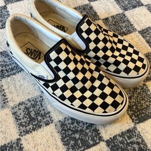 Vans Checkerboard Slip-On Sneakers